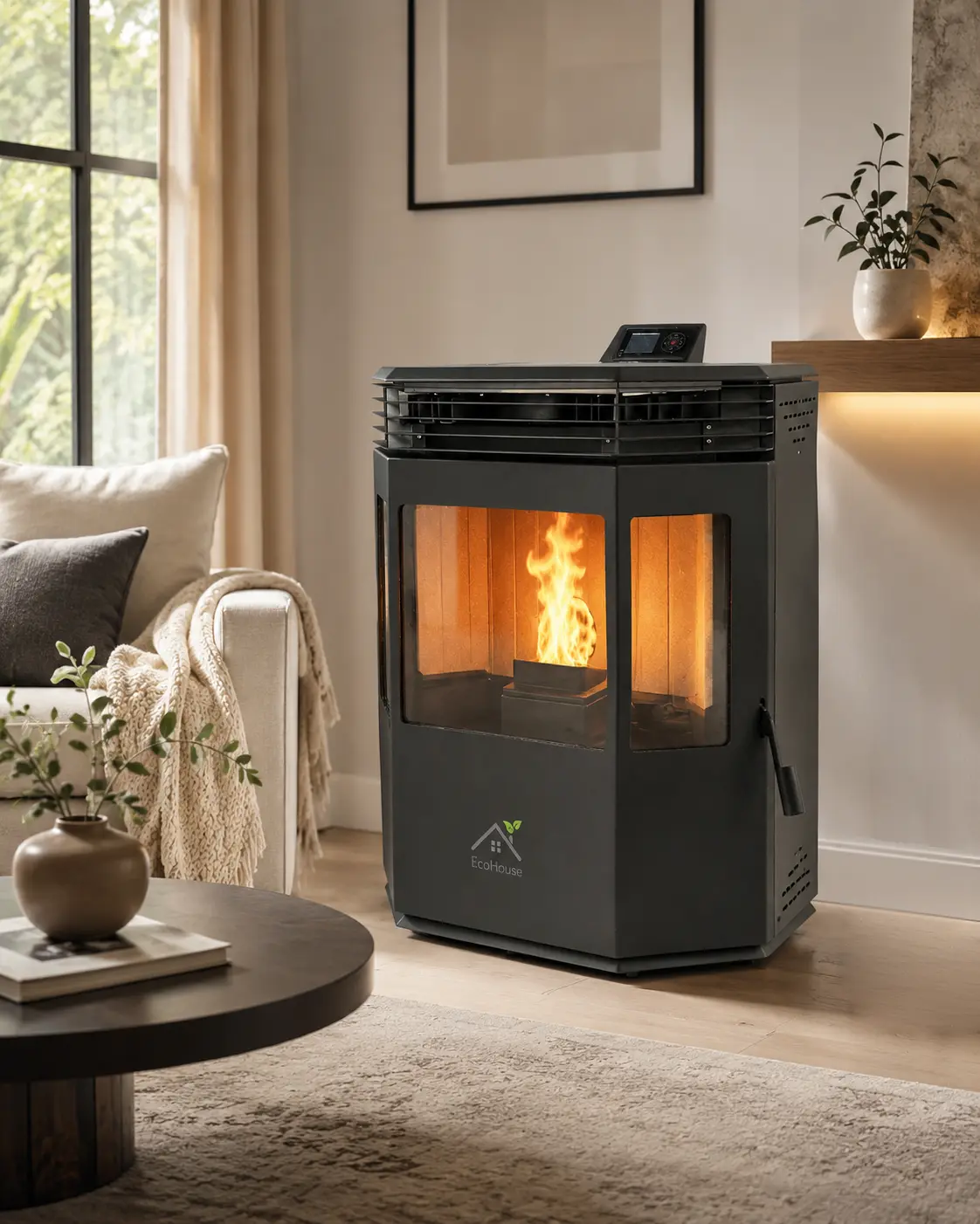 15KW Pellet Chimney Stove